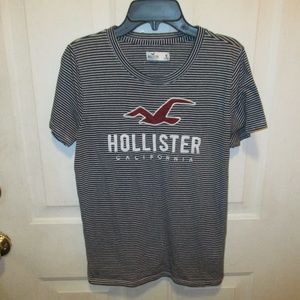 HOLLISTER WOMEN'S SHIRT RAISED DECOR LETTERING M